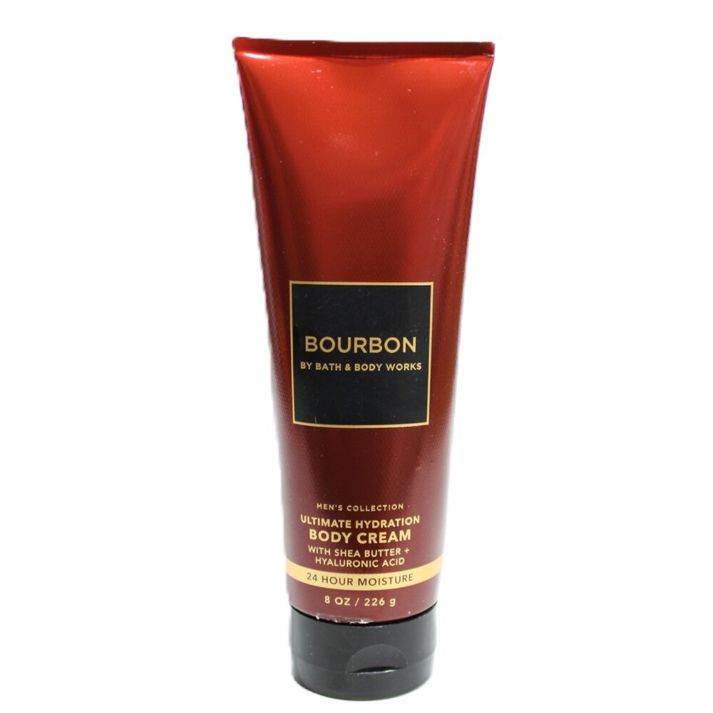 Bath & Body Works “Bourbon” Men's Ultra Hydration Body Cream Lotion 8 Oz